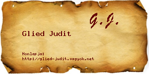Glied Judit névjegykártya