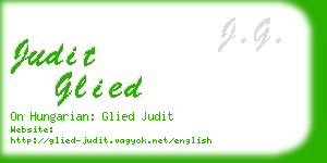 judit glied business card